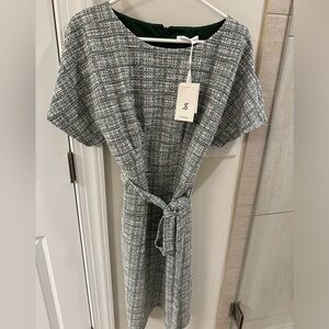NWT - size XL - Tweed pencil dress with tie waist